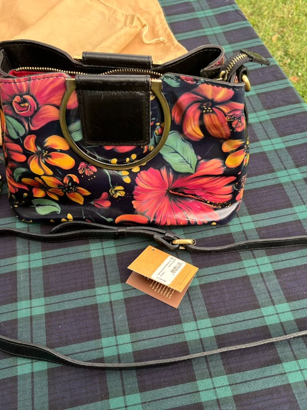 Patricia Nash Tropical Escape Leather Purse & Pertina Set - Picture 7 of 10